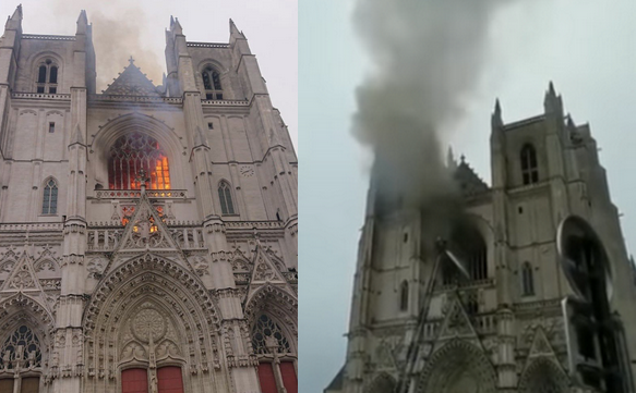 39-letni imigrant z Rwandy przyznał się do podpalenia katedry w Nantes