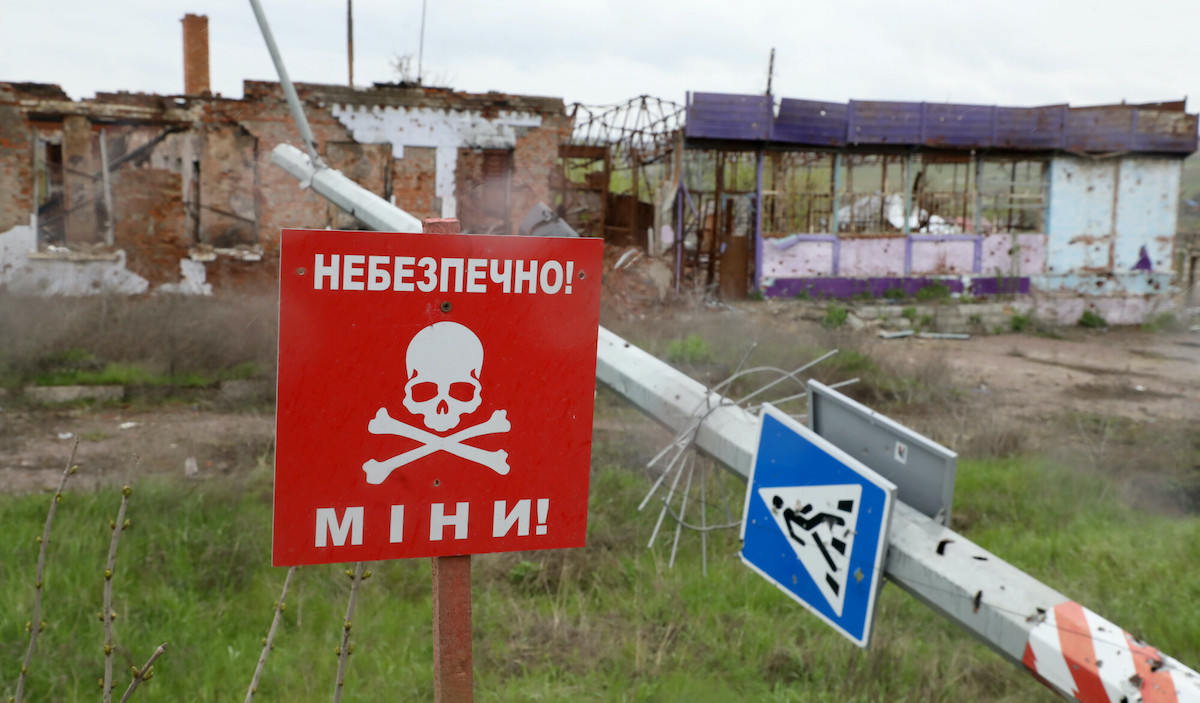 Ukraina jest tak zaminowana, że państwo robi przetarg na rozminowanie dla prywatnych firm