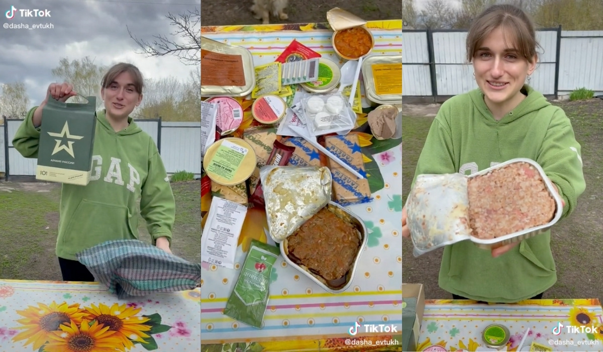 Racje żywnościowe rosyjskich żołnierzy ponownie hitem w internecie, nic dziwnego, że kradną kible