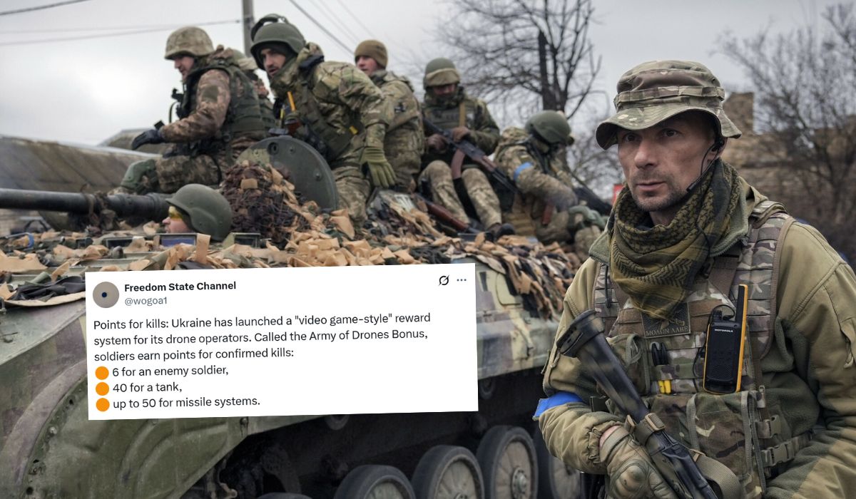 Ukraina zrobiła gamifikację z likwidowania wroga, system nagród przypomina grę komputerową