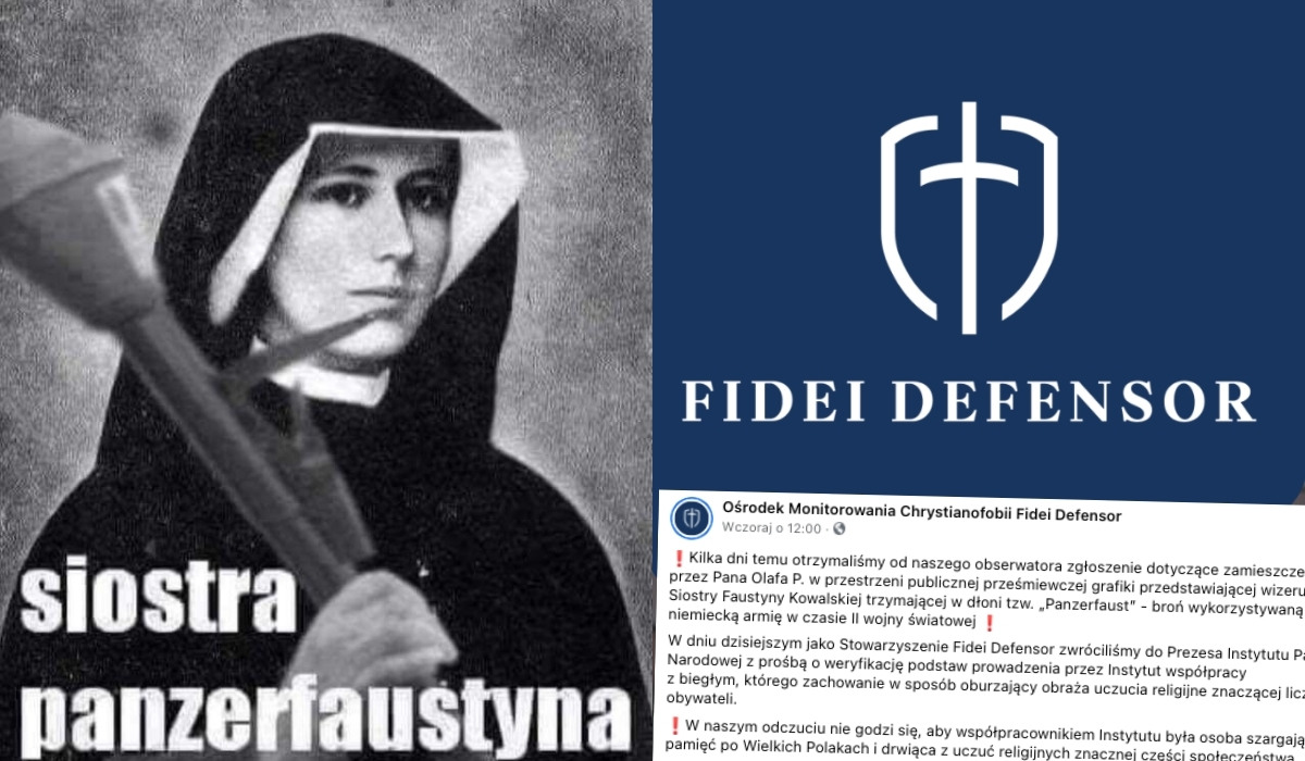 Ośrodek Monitorowania Chrystianofobii zbada mem z siostrą Panzerfaustyną