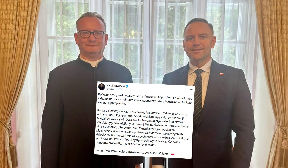 Nowy kapelan prezydencki wzbudził zainteresowanie, wcześniej był znany w środowiskach kibiców