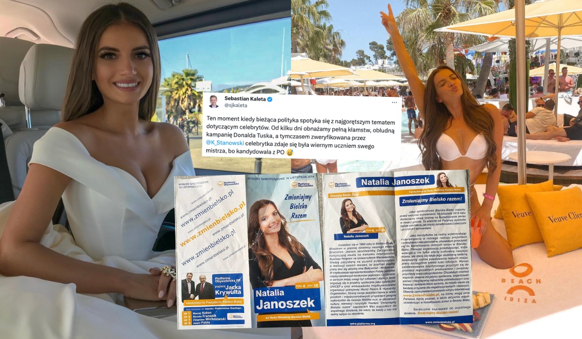 Politycy też wzięli się za Natalię Janoszek, bo startowała kiedyś z list PO