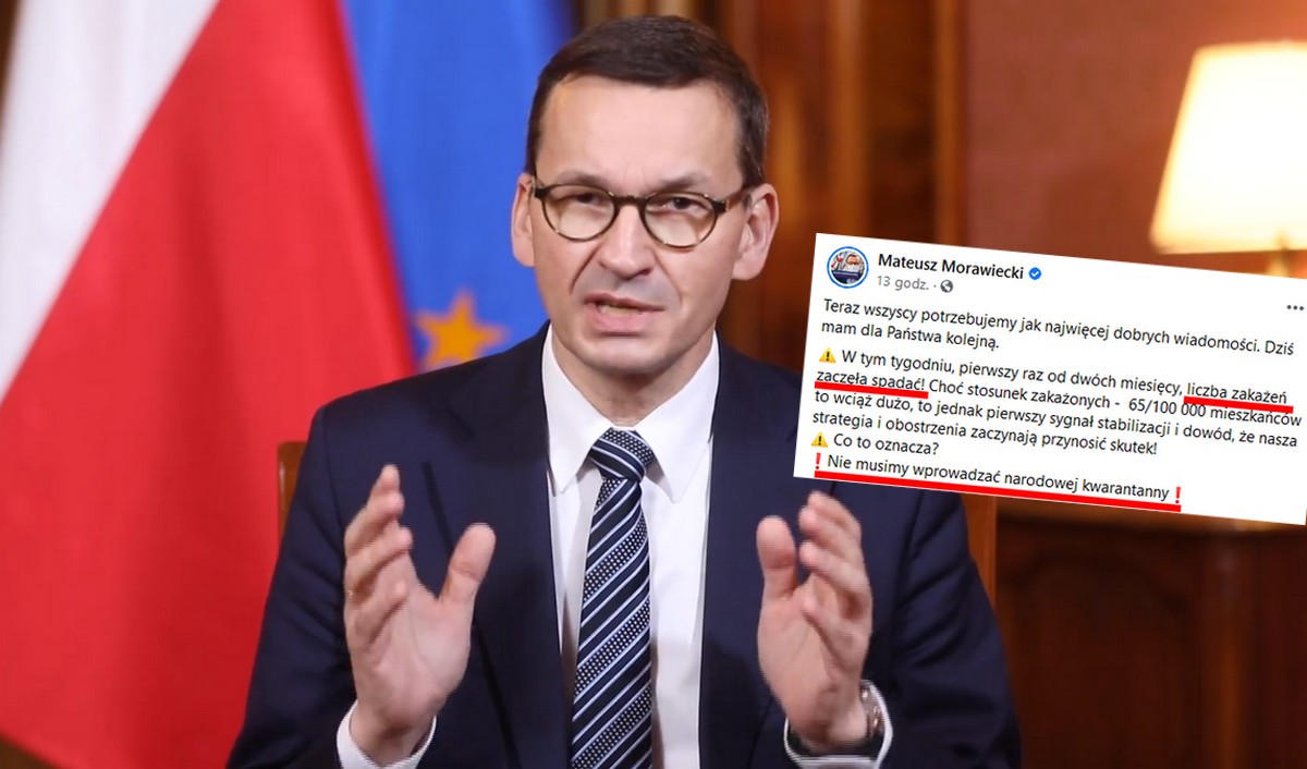 Premier: wygraliśmy pierwszą bitwę w wojnie z drugą falą pandemii. Nie musimy wprowadzać narodowej kwarantanny