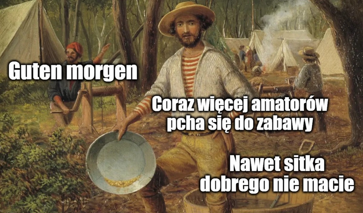 W Niemczech zapanowała gorączka złota, chociaż amatorów jest więcej niż kruszcu