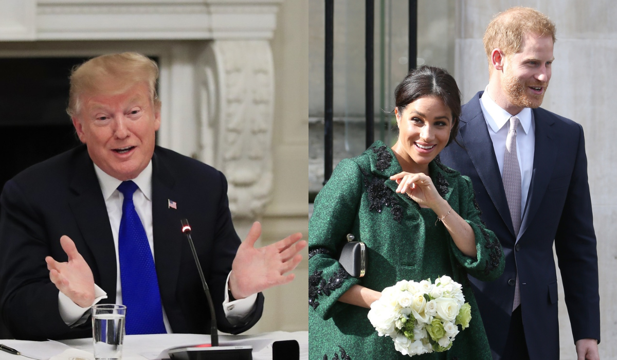 Trump z troską o kondycji związku Meghan i Harrego, przestrzega, że to się źle skończy bo książę źle wygląda