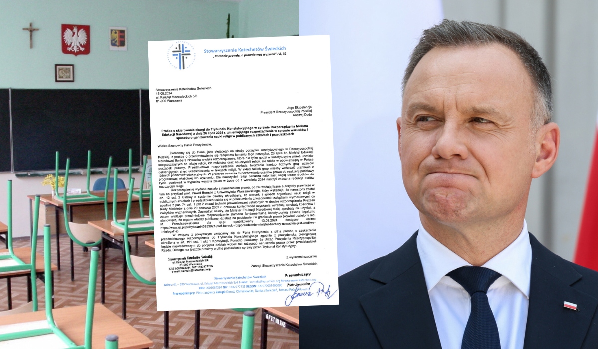 Katecheci chcą, żeby Trybunał Konstytucyjny i prezydent bronili lekcji religii