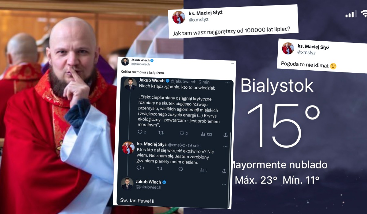 Ksiądz Słyż niechcący skrytykował papieża, po czym postanowił zostać influencerem zaprzeczającym nauce