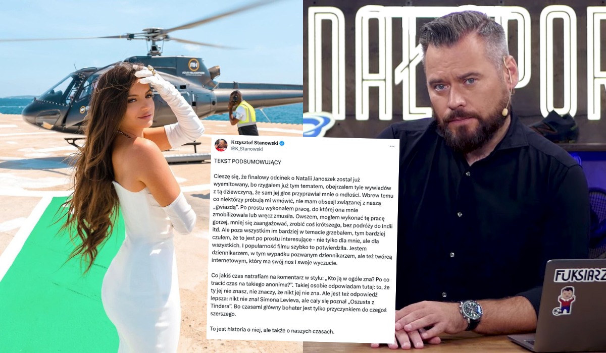 Stanowski podsumowuje: nie mam obsesji na punkcie Janoszek, wykonałem pracę, do której mnie zmusiła
