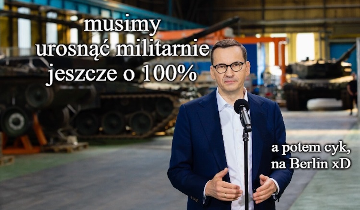 Premier bojowo: koniec dostarczania broni Ukrainie, teraz sami się zbroimy