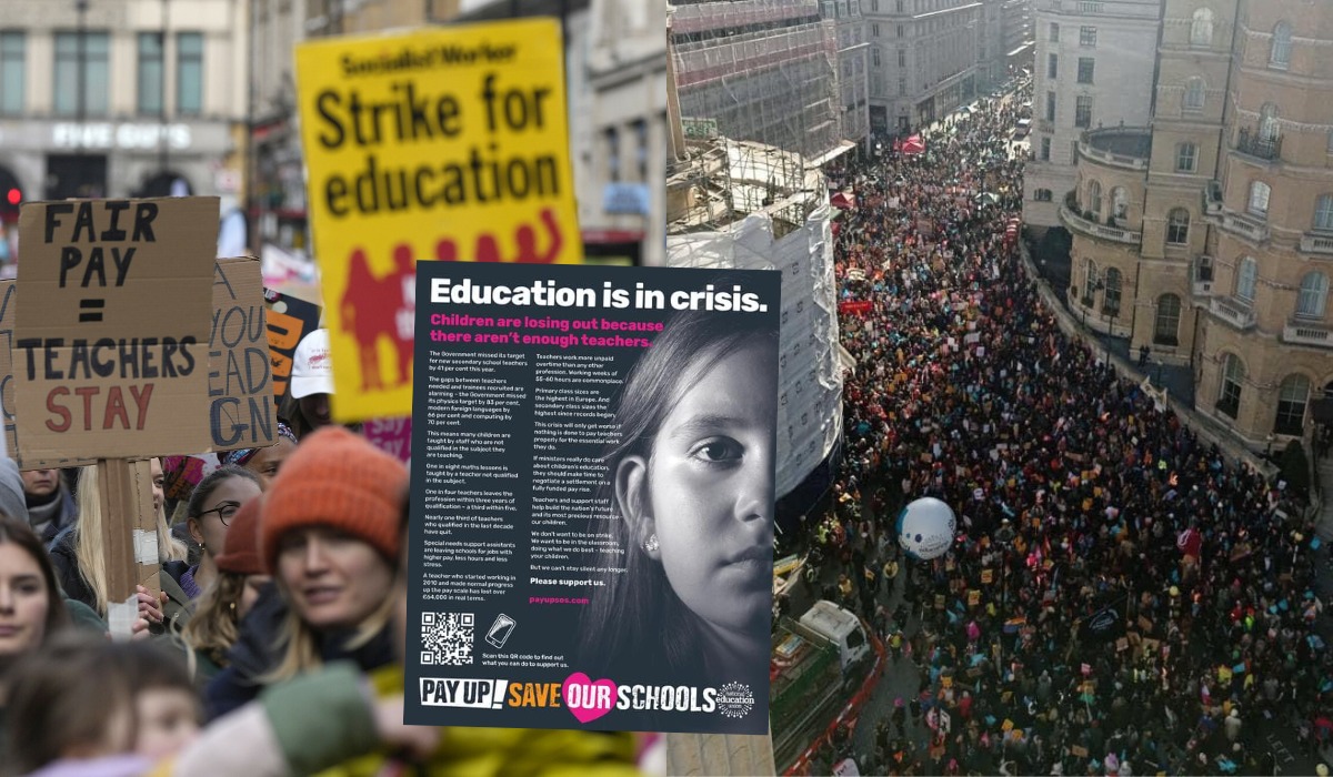 UK: do trwających strajków dołączyli nauczyciele przy pełnym wsparciu rodziców