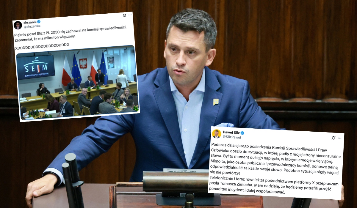 Szef sejmowej komisji sprawiedliwości przeprasza za wyzywanie swojego kolegi podczas posiedzenia