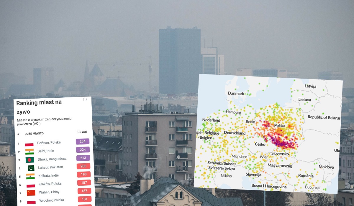 Smog dusi Polskę, miejscami normy przekroczone nawet o 800%