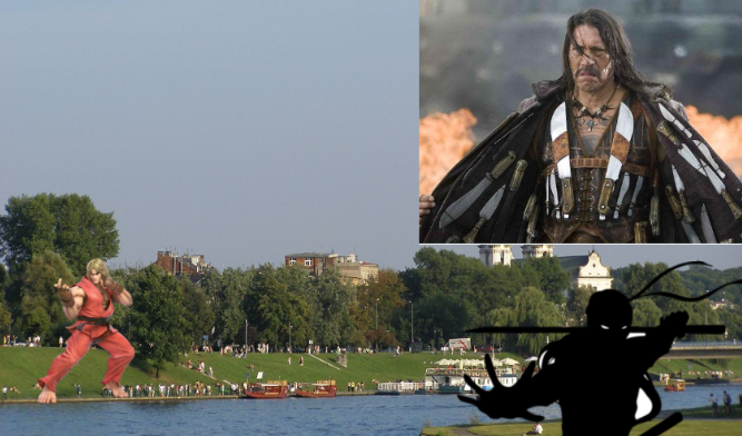 Kraków: nastolatek z wiatrówką usiłował odbić kolegę, którego straż miejska aresztowała za ganianie z maczetą