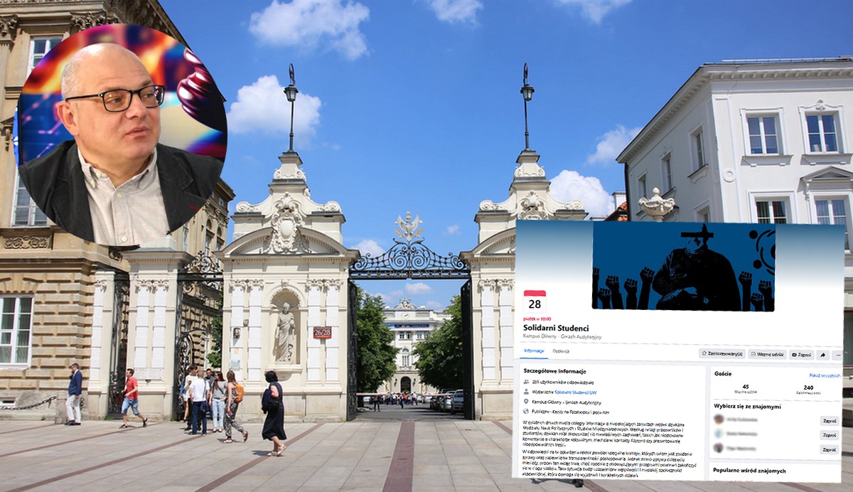 Studenci UW protestują przeciwko dziekanowi-pontonowi, którego nie da się zwolnić pomimo poważnych oskarżeń