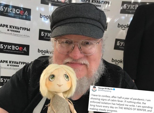 George RR Martin przyznaje, że przez pandemię lepiej mu się pisze i kończy Grę o Tron