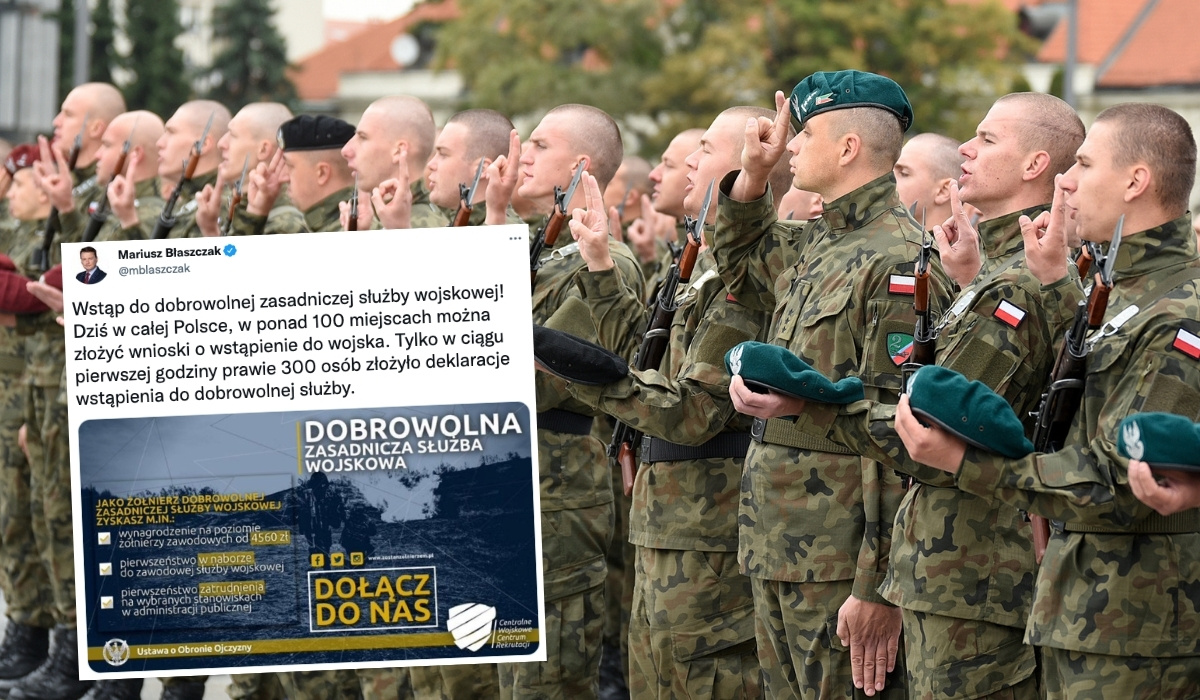 Minister Błaszczak ogłosił warunki dobrowolnej służby wojskowej i wyglądają nieźle
