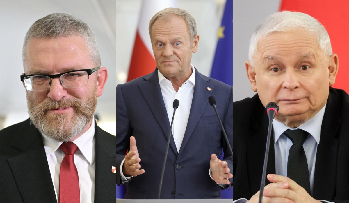 Sondaż: KO z przewagą nad PiS, rośnie poparcie dla partii Brauna