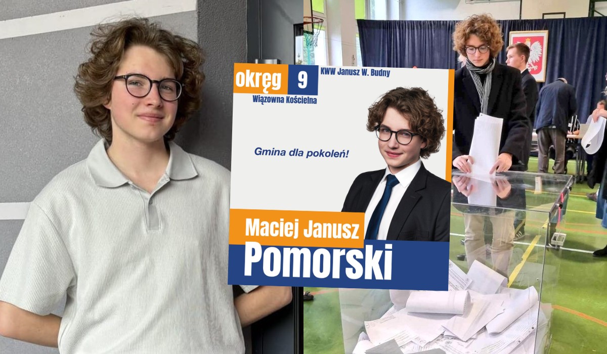 Wiązowna: licealista został radnym, musi poradzić sobie z maturą i z kadencją