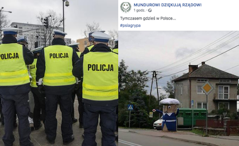 W Poznaniu cała drogówka jest na L4. Pracują tylko naczelnicy i kierownicy