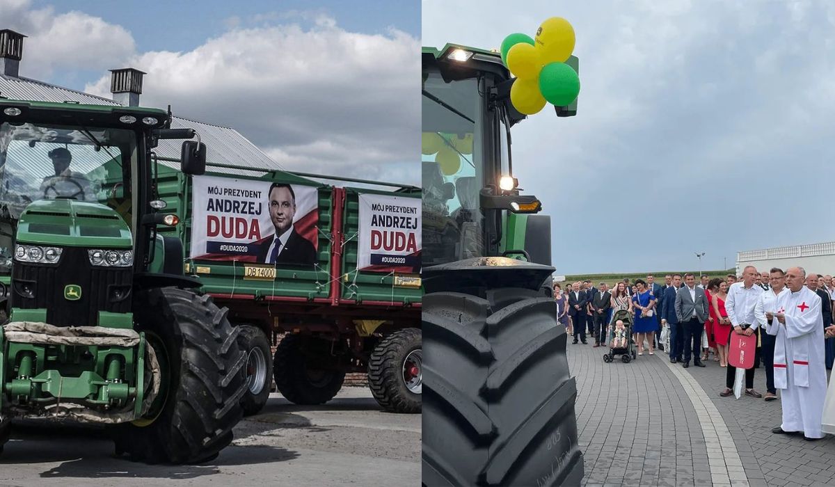 Wiceminister Kaczmarczyk pozwolił na reklamę traktora na swoim luksusowym ślubie i sam przyjął jeden o wartości 1,5 mln zł