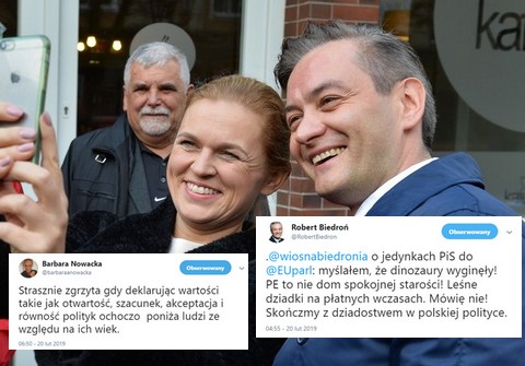 Robert Biedroń krytykowany za wpis o "dinozaurach z PiS"