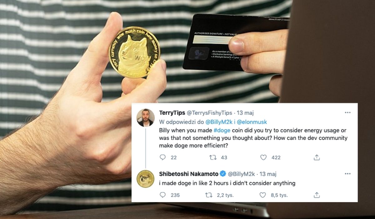 Twórca Dogecoina pytany o wpływ kryptowaluty na środowisko wyjaśnia, że nie pomyślał o tym