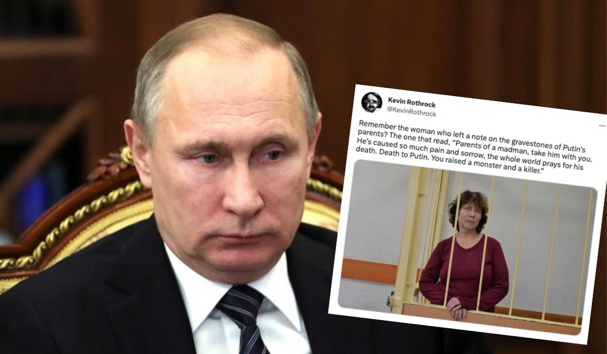 Rosja: skazano emerytkę za zostawienie kartki z prośbą na grobie rodziców Putina, żeby wzięli go do siebie