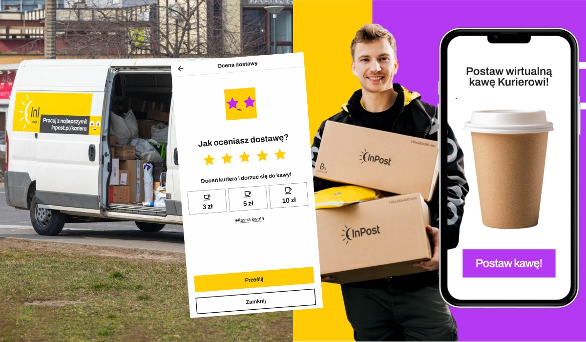 InPost znalazł remedium na kiepskie warunki pracy kurierów i wprowadził opcję napiwków