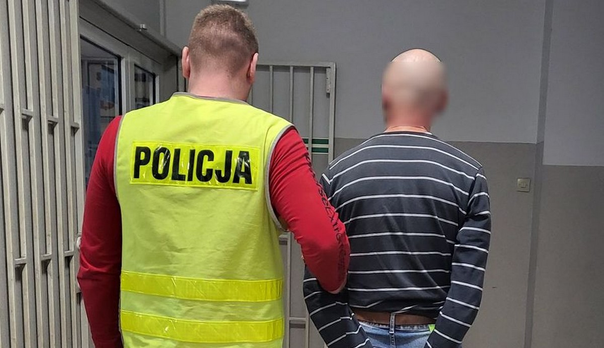 Wieluń: chłop ukradł ze sklepu alkohol, złapano go, bo zgłodniał i ukradł jedzenie z tego samego sklepu