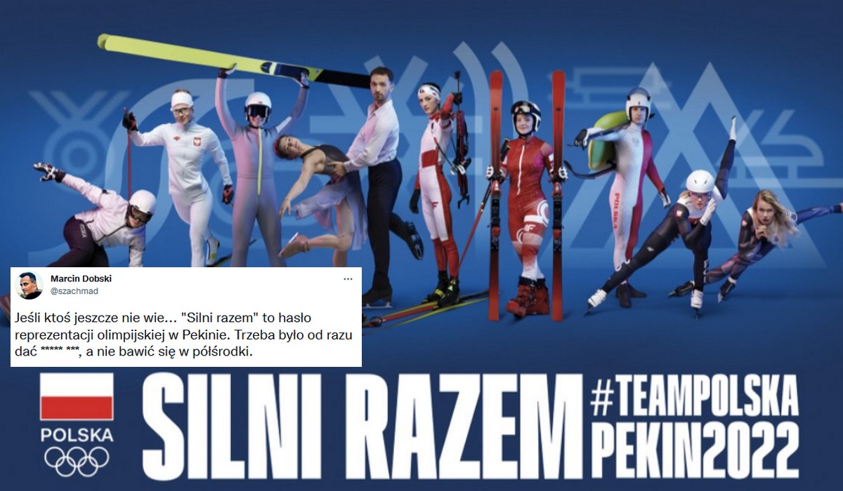 Hasło polskich olimpijczyków - "Silni razem" razi fanów PiS, bo tak brzmiało hasło wyborcze Koalicji Obywatelskiej