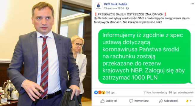 Powstaje specjalny zespół do ścigania dezinformacji i fejków dotyczących koronawirusa