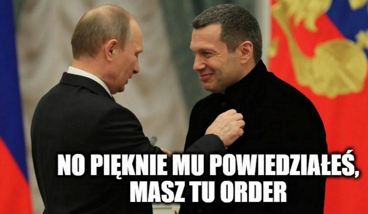 Kremlowski propagandysta odpiął wrotki i w trakcie programu rzucił klątwę na Zełenskiego