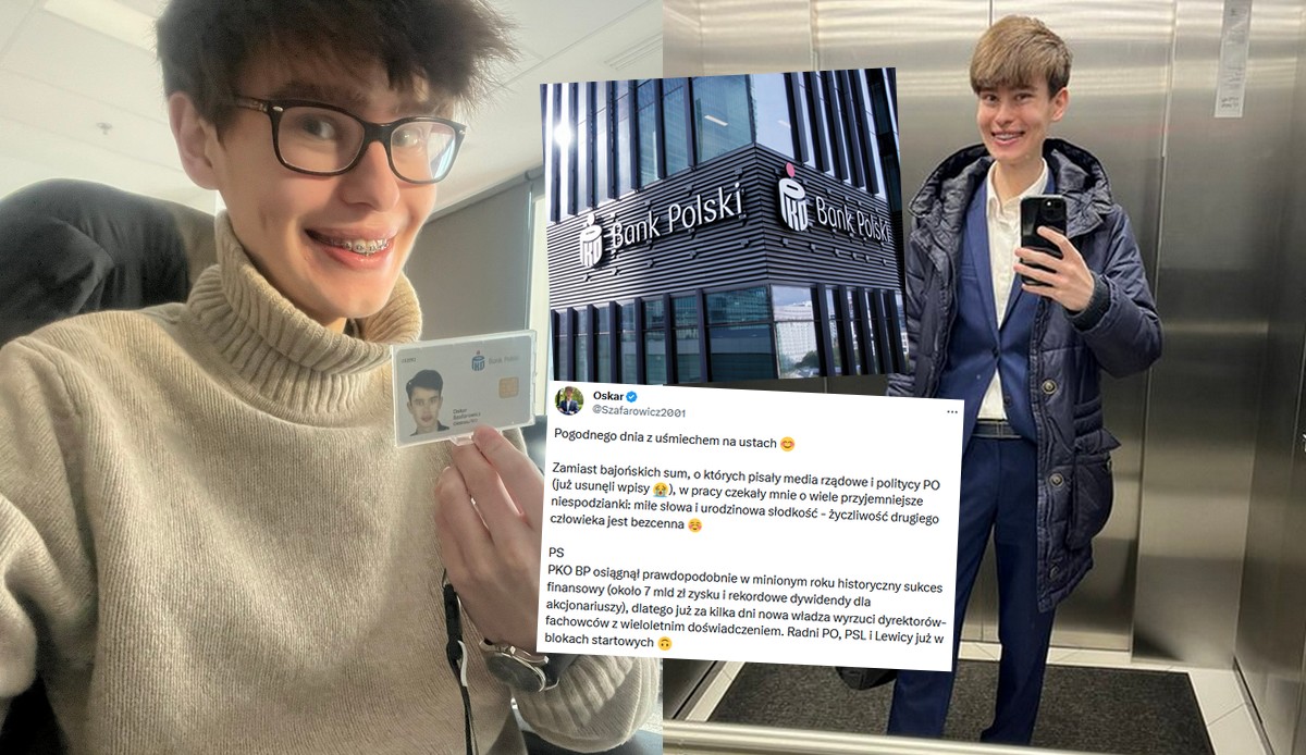 PKO BP straciło Oskara, działacza PiS, który z jakiegoś powodu zakończył karierę