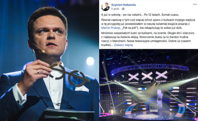 Szymon Hołownia: odchodzę z "Mam Talent", coś się kończy, coś się zaczyna
