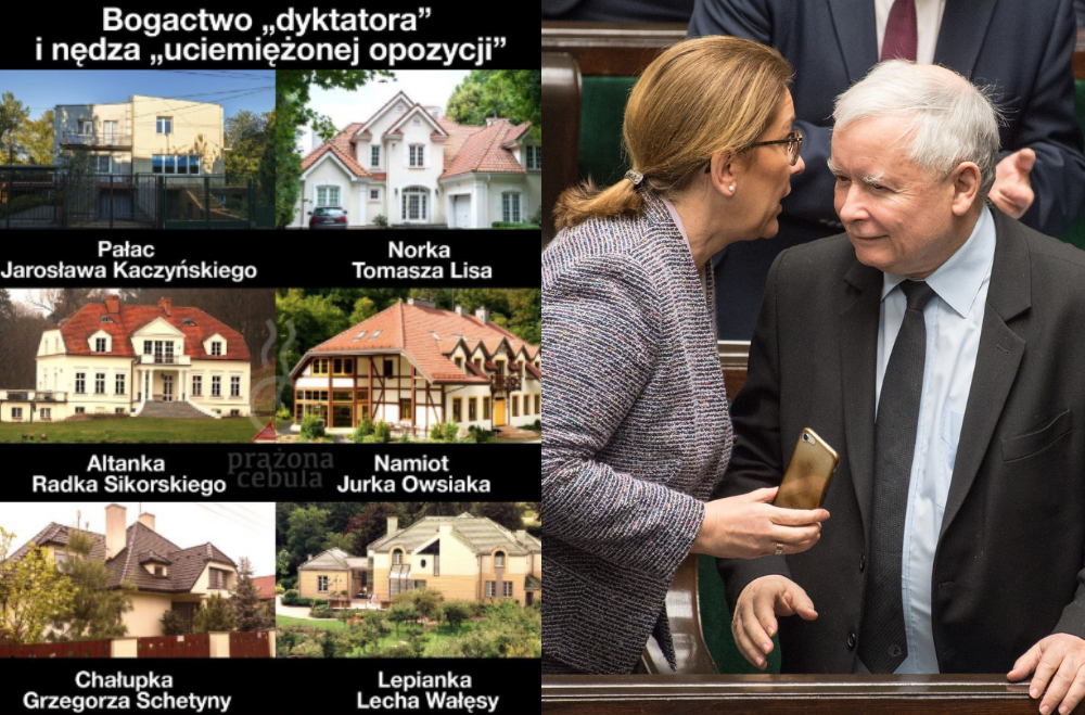 Beata Mazurek pokazuje domy "totalnej opozycji". Lis: proszę podać adresy! Śmiało