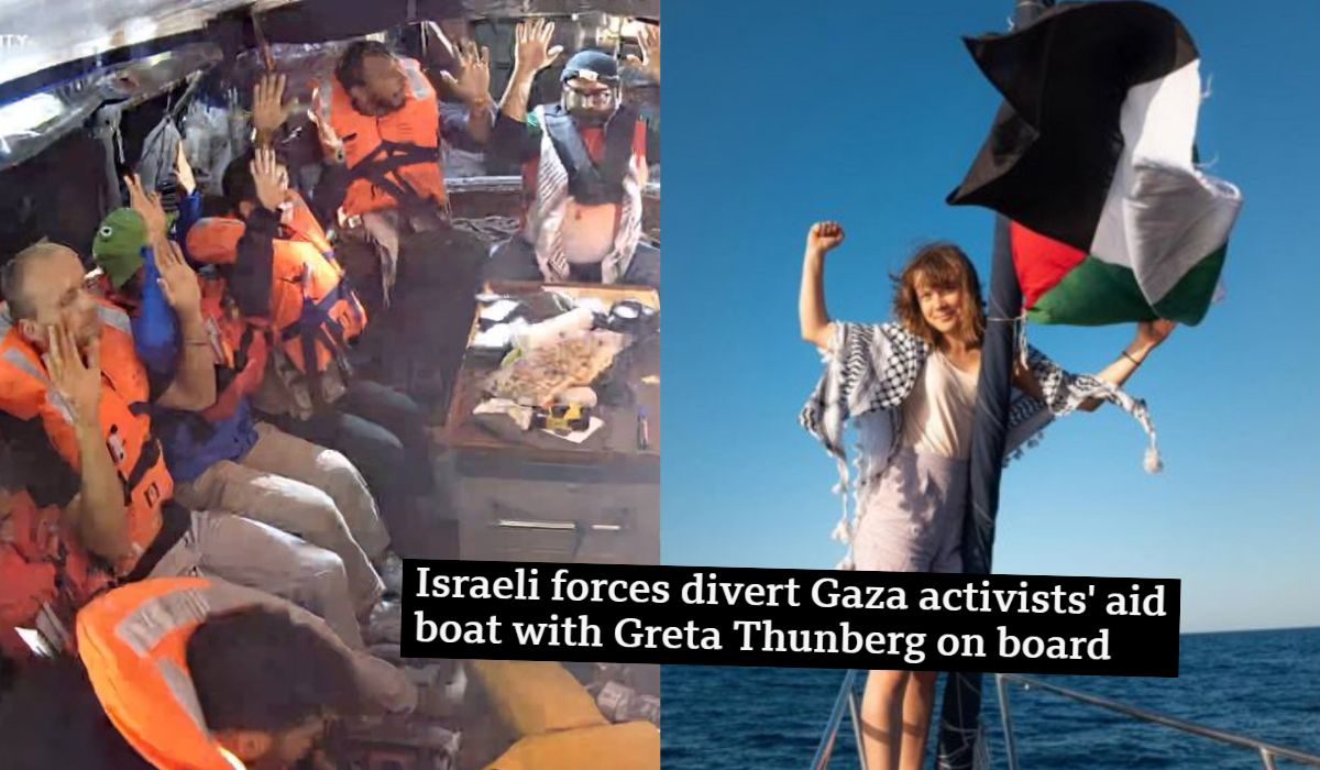 Izraelscy żołnierze przejęli łódź z Gretą Thunberg, nazwali ją "jachtem selfie" i zapowiedzieli, że do Gazy już raczej nie dopłynie