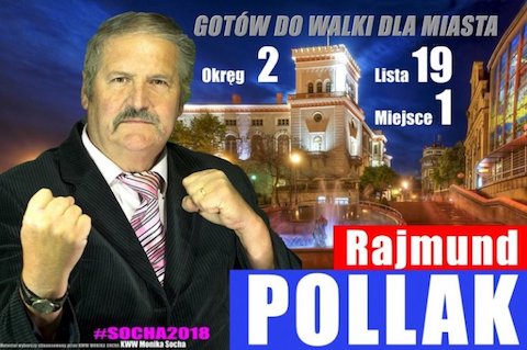 Nerwowy Rajmund znowu gotowy do walki o głosy 