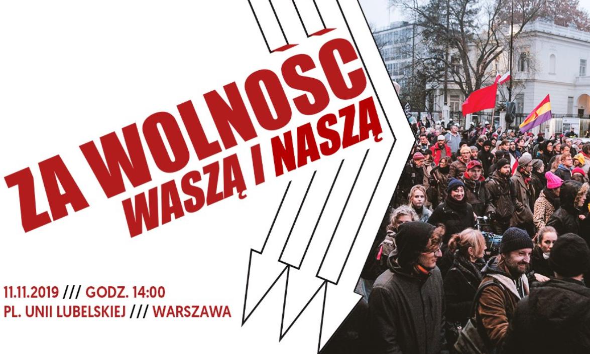 Koalicja Antyfaszystowska planuje imprezę konkurencyjną wobec Marszu Niepodległości