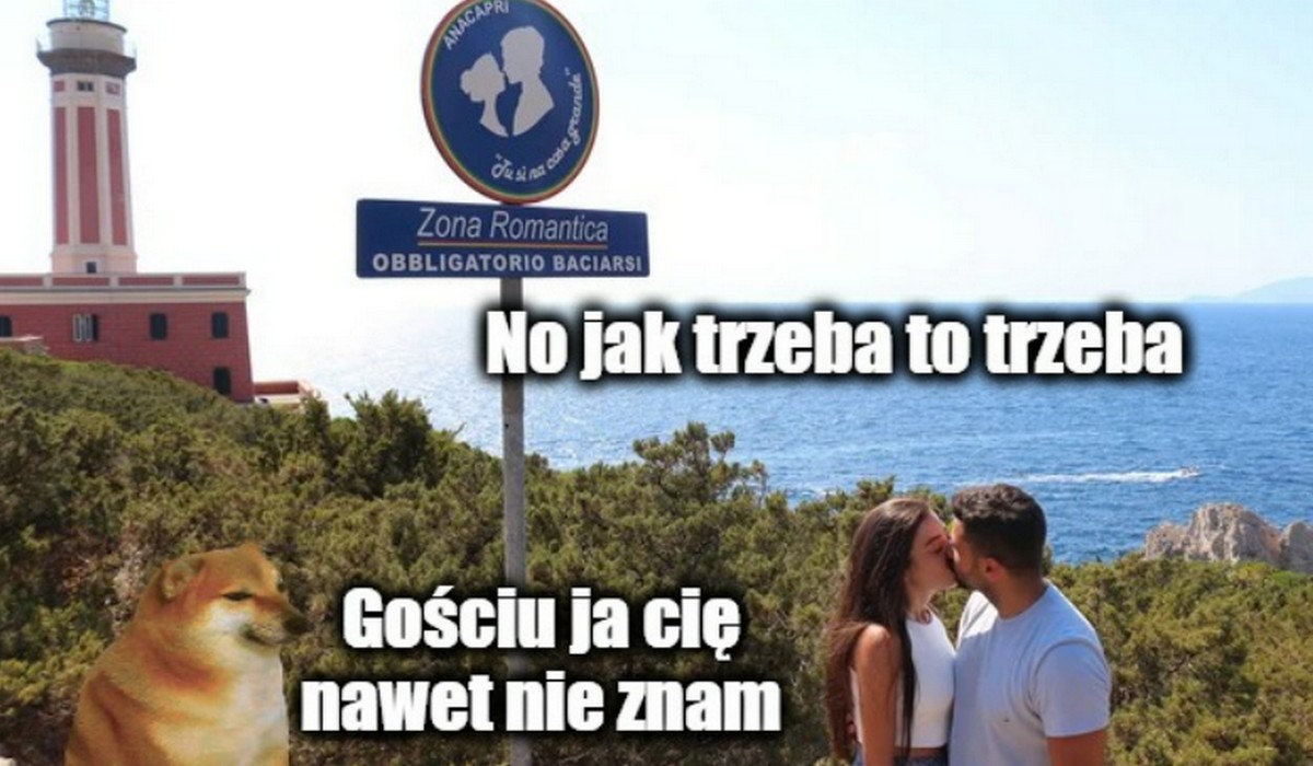 Na wyspie Capri utworzono strefę do zacieśniania relacji, w której obowiązuje nakaz całowania