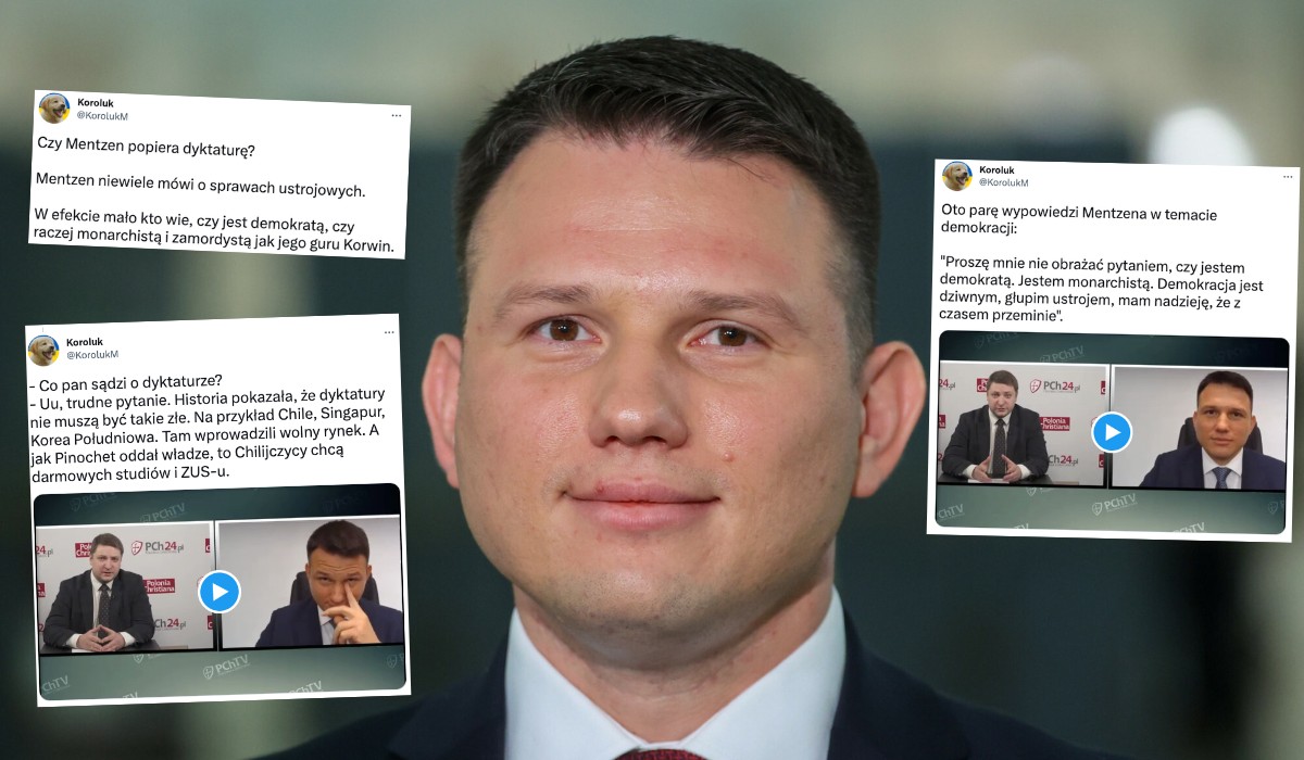 Dawne wypowiedzi Mentzena ścigają dzisiejszego Mentzena: jestem monarchistą, demokracja jest głupim ustrojem