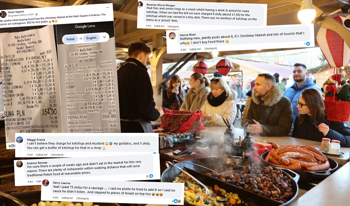 Turyści ostrzegają się nawzajem przed jarmarkiem w Krakowie, bo ceny to jednak przesada