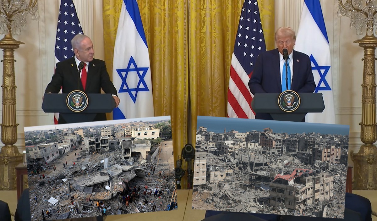 Donald Trump zapowiada, że USA przejmą kontrolę nad Strefą Gazy