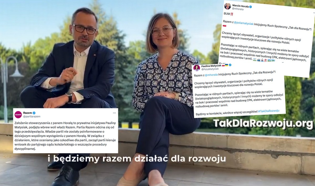 Posłanka Razem łączy siły z posłem PiS w projekcie "Tak dla Rozwoju"
