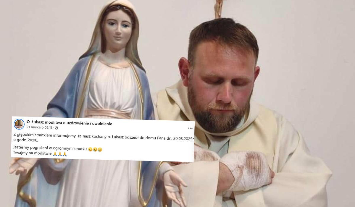 Ksiądz przekonany, że ma stygmaty i może leczyć nowotwór, zmarł w wieku 39 lat na nowotwór