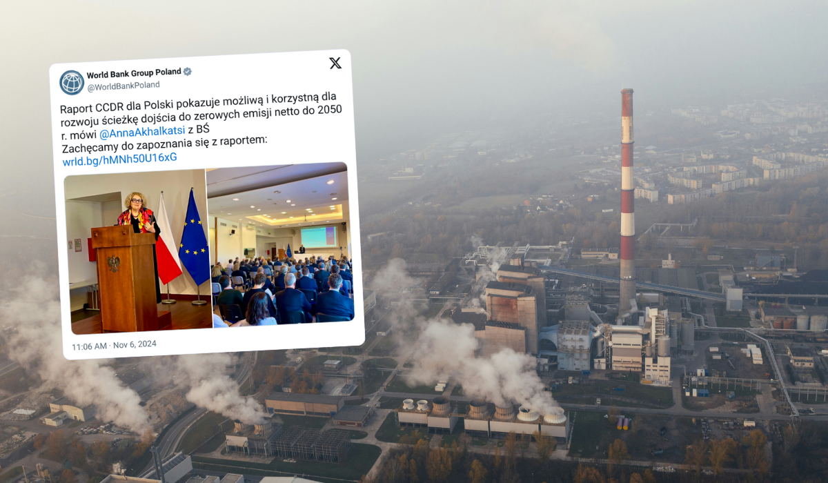 Bank Światowy: Polska powinna przyspieszyć odchodzenie od węgla