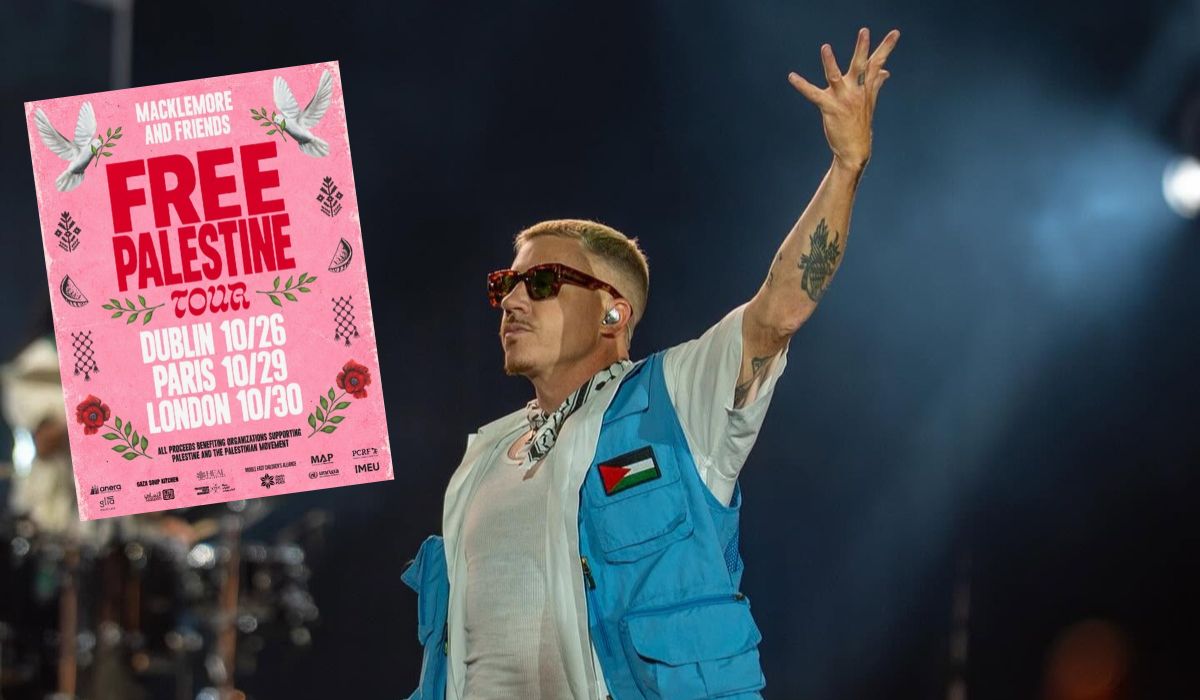 Macklemore ogłosił, że wyruszy w trasę po Europie, a zarobki przekaże Palestynie