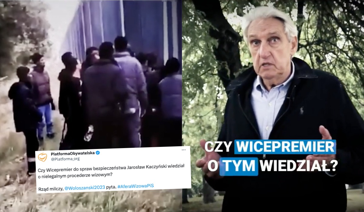 PO nagrała spot z Wołoszańskim o aferze wizowej jakby to były Sensacje XXI wieku