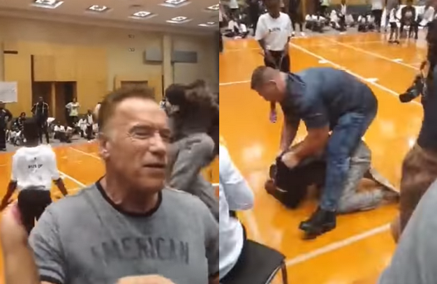 Arnold Schwarzenegger zaatakowany podczas festiwalu w Johannesburgu