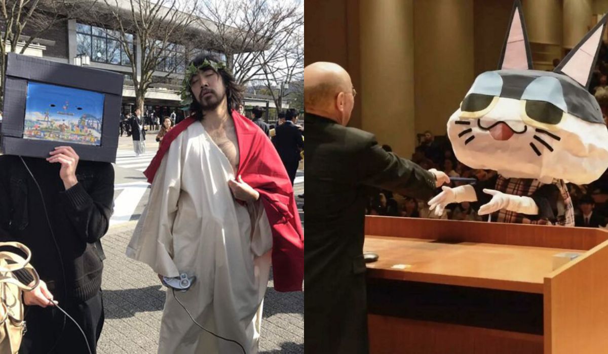 Japonia: uniwersytet w Kioto pozwala studentom ubierać się, jak chcą na odbiór dyplomu, a studenci korzystają